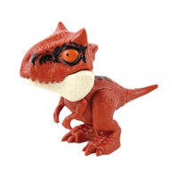 Magideal - Dinosaurio Juguete Figura De Acción Creativa Con Las Flexible Tricky Mano Animal Marioneta De Mano Para Regalos , Torosaurio Marrón