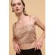 thumbnail image 4 of Top Corto De Cuello Recto Con Lentejuelas Florales, 4 of 4