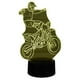 thumbnail image 1 of Lampara Ilusion 3D Motocross Pies de 7 colores, Base touch, 1 of 7