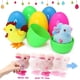 thumbnail image 4 of Huevos de Pascua, paquete de 8, precargados con conejitos y pollitos saltando, 4 of 7
