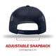 thumbnail image 4 of Gorra de béisbol Richardson 112 Trucker Snapback Solid Navy, 4 of 7
