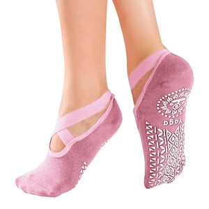 Impoplanet - Calcetines De Yoga Pilates Antideslizantes Rosado