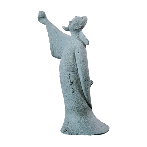 Resina Acuario Antiguo Chino Poesía Personajes Estatuilla Adorno Durable