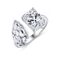 thumbnail image 1 of Anillos de Compromiso de Moissanita de Oro de 18K de 6cttw para Mujer Color D VVS1 Anillos de Moissanita Joyería Anillos de Diamante para Mujer de Plata Esterlina S925 con Certificado, 1 of 9