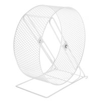 Magideal - Rueda De Hámster Rodillo De Juguete Silencioso Robusto Redondo Diversión Para Jugar Y Correr Con Soporte Rueda Para Correr Hámster Rueda De Ejercicio Diámetro 21Cm