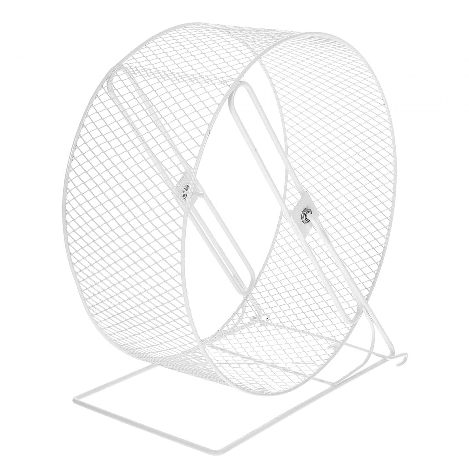 Magideal - Rueda De Hámster Rodillo De Juguete Silencioso Robusto Redondo Diversión Para Jugar Y Correr Con Soporte Rueda Para Correr Hámster Rueda De Ejercicio Diámetro 21cm