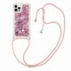 thumbnail image 1 of Funda FOXDOCK para iPhone 12 Pro con Cuerda Ajustable, Brillo Líquido, Protección Antigolpes y Lente – Ideal para Regalo, 1 of 6