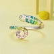 thumbnail image 3 of Anillo camaleon arcoiris ajustable plata 925, 3 of 3