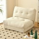 thumbnail image 3 of Sofá Cama Plegable De Tela Minimalista Crema, 3 of 3