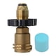 thumbnail image 1 of Adaptador de tanque convertido, indicador de nivel universal de fácil instalación, cilindro de propano, parrillas de gas de latón Pol a Qcc1 / Tipo 1 89mm x 51mm, 1 of 2