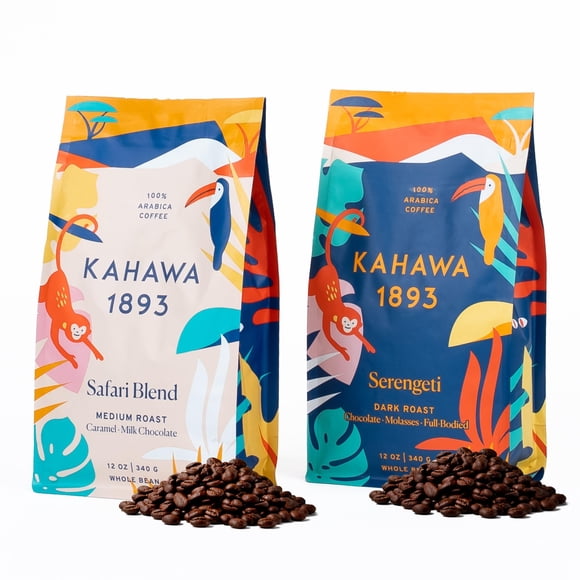 Café KAHAWA 1893 Mezcla Safari y Serengeti 680 g