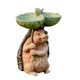 thumbnail image 5 of Cuenco Para Ba?o De Pájaros Para Jardín, Estatua De Resina, Estatuilla Para Patio, Cubierta, Parque, Comedero De Resina, Erizo, 15x10x20cm, 5 of 5