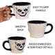 thumbnail image 4 of Taza con forma de calavera Beistle, cerámica vintage para Halloween, 350 ml, para lavavajillas, 4 of 5