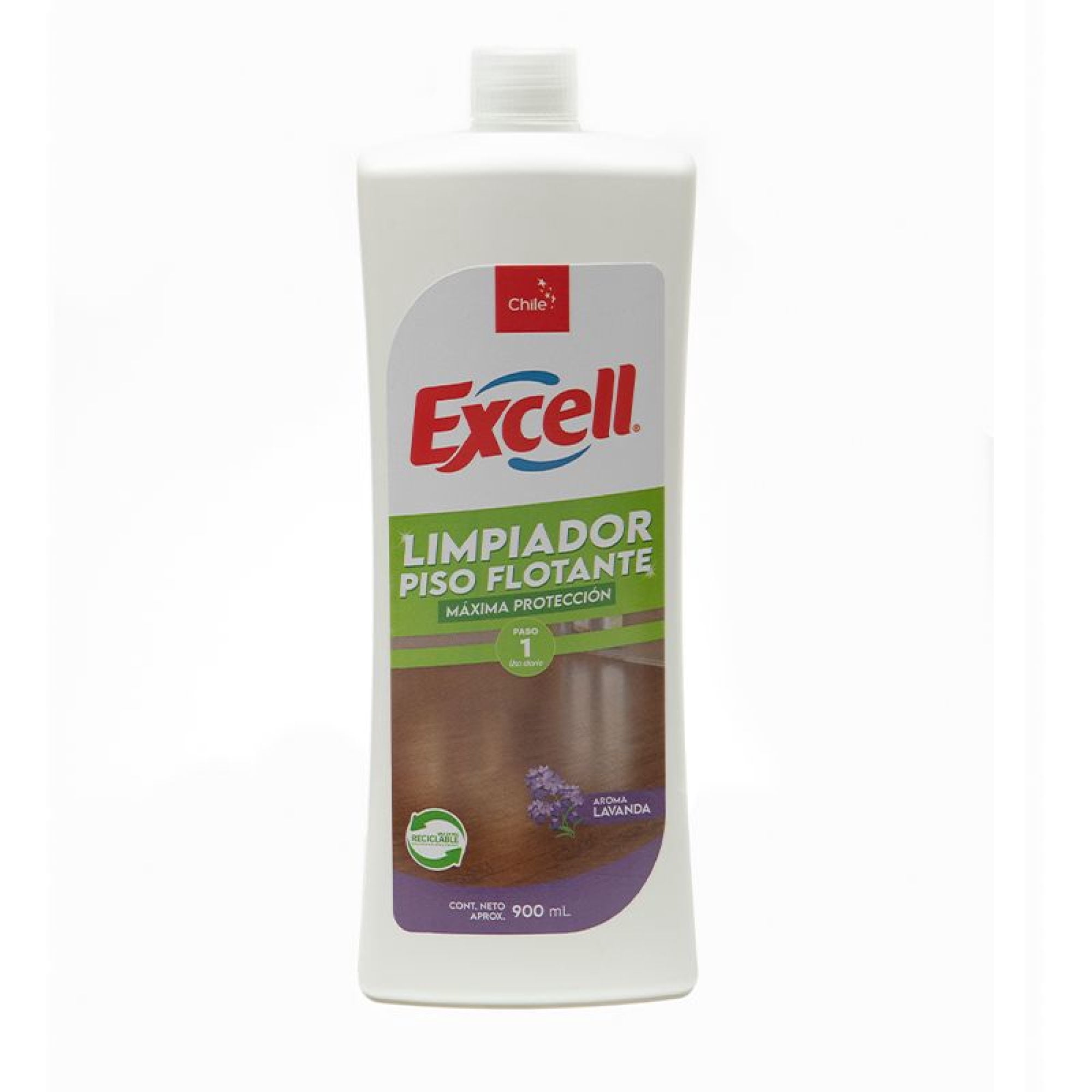 Limpiador Liquido Piso Flotante Aroma Lavanda Botella, 900 cc