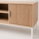 thumbnail image 3 of Rack de TV Fanty 120 cm con Puertas Ranuradas y Nicho Central, 3 of 8