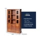 thumbnail image 4 of Vitrina Berlin 3 Cuerpos Madera Nogal Vidrio, 4 of 5