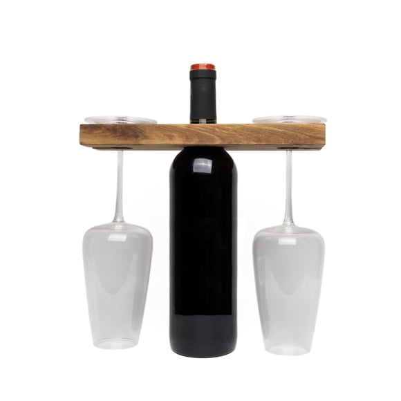 Porta Botellas Ironwood Gourmet 8x25x2 cm Madera de Acacia