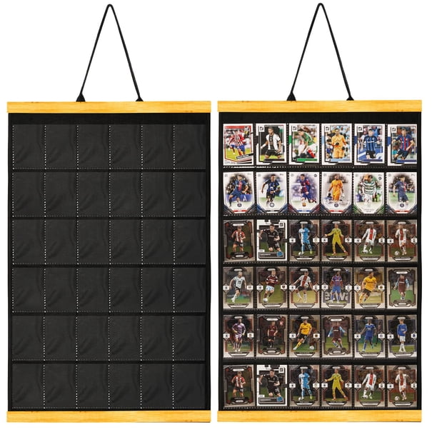 Estuche expositor para tarjetas deportivas Famaster de 36 tarjetas con protección de PVC