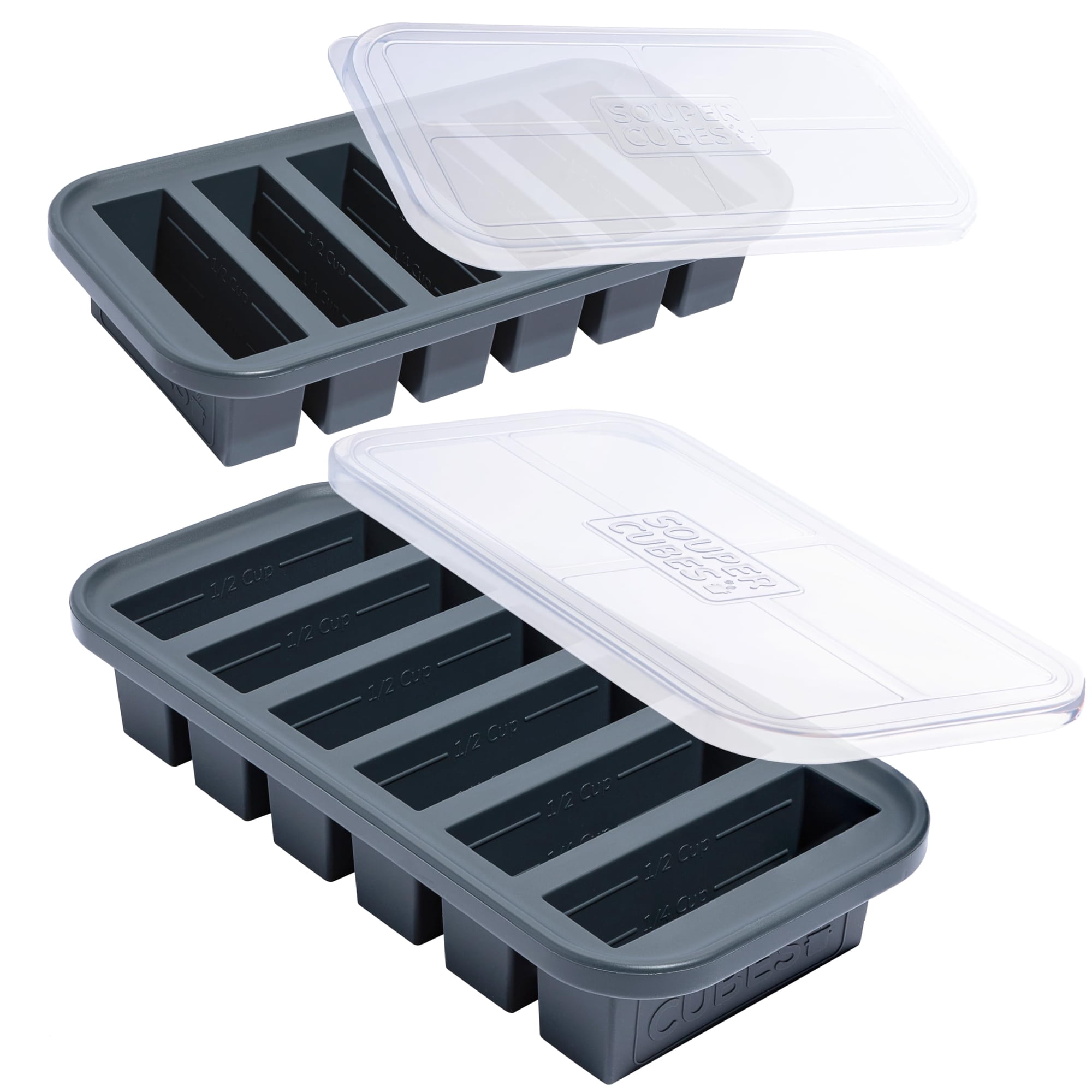 Freezer Molds Souper Cubes, 125 Ml, Silicona, Paquete De 2 Unidades
