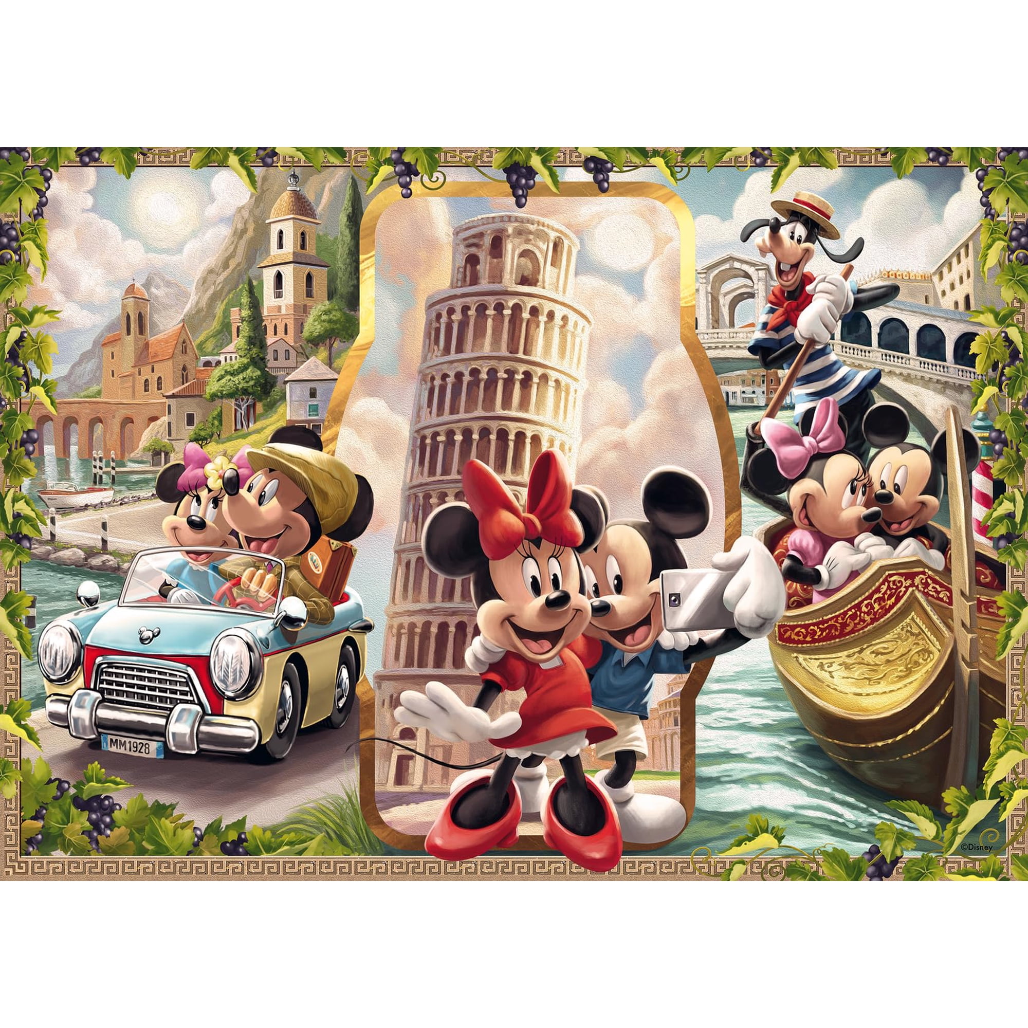 Puzzle Ravensburger Vacaciones Disney Mickey Y Minnie 1000 Piezas