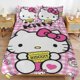 thumbnail image 2 of Hello Kitty and dessert Comforter Twin SizeComforter Set for Kids Girls3Pcs Bedding Set Printed Comforter with 2 PillowcasesDown AlternativeSoft and Lightweight Bed Sheets, 2 of 5