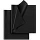 thumbnail image 1 of Papel de seda Hlonon, 30 hojas, 35 cm x 50 cm, para envolver regalos, color negro, 1 of 7