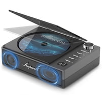 Leapwell Reproductor De Cd Portátil Con Altavoces Bluetooth Recargables
