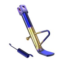 Magideal - Pata De Cabra Para Motocicleta, Soporte Lateral Universal Resistente Para Estacionamiento De Motocicletas De Motocross 20 Cm