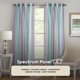 thumbnail image 2 of Cortina de ventana Achim Spectrum, poliéster, lila y turquesa, 50 x 213 cm, 2 of 6
