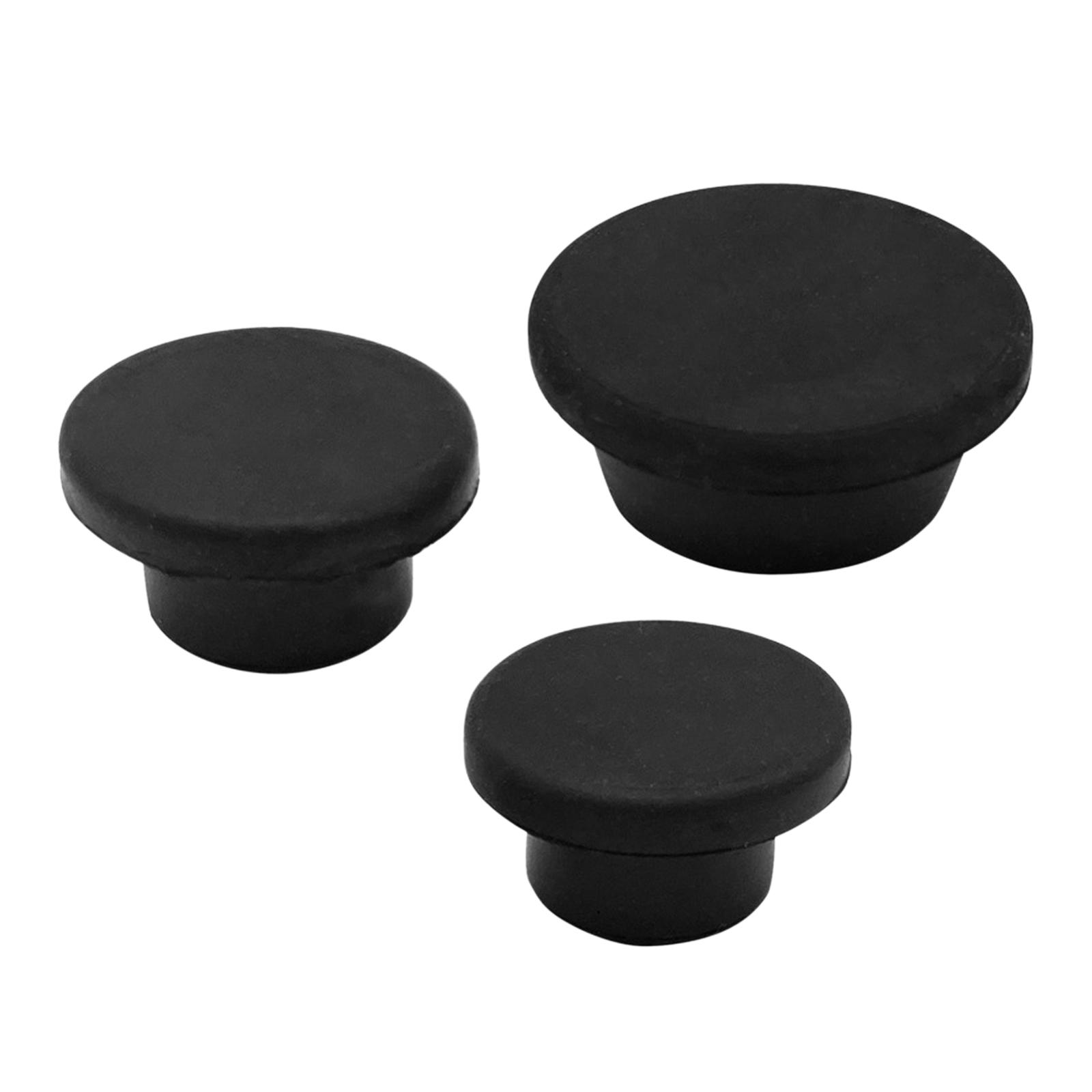 Ioensy - Juego De 3 Tapones De Goma Para Portón Trasero De Repuesto Para Jeep Wrangler Jk 2007-2017
