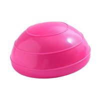 Magideal - Pelota De Equilibrio, Cojín De Propiocepción, Cápsula De Estabilidad, Herramienta De Musculación Con Superficie Texturizada Antideslizante, Adecuada P Rosa Roja