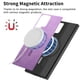 thumbnail image 2 of Magnetic Slim Case for Samsung Galaxy S25 Ultra with Camera Guard & Anti-Scratch Back Purple, 2 of 6