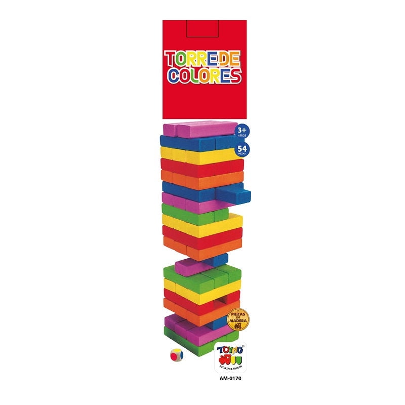 Toyng - Juego Torre Colores 54 Piezas