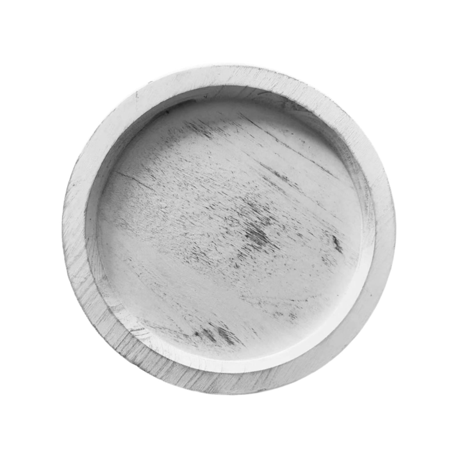 Bothyi - Bandeja De Madera Para Servir De 28,5 Cm, Bandeja De Madera Para Servir Frutas, Verduras Y Perfumes.