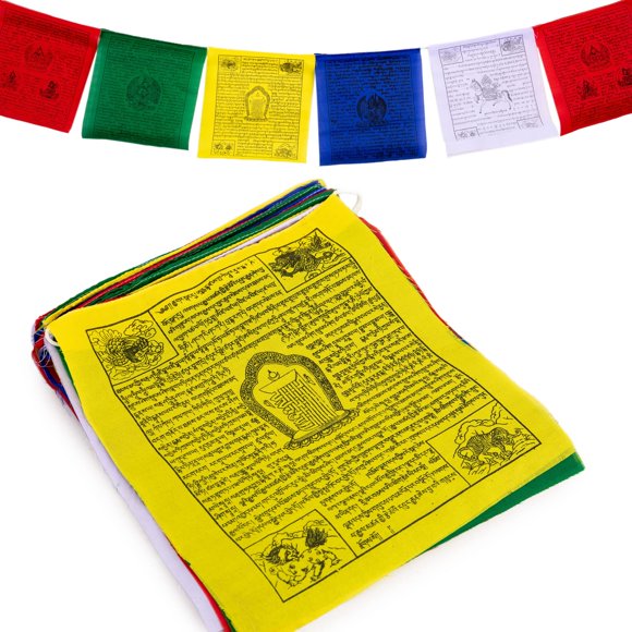 Bandera HIMALAYAN BAZAAR 25 × 30 cm – Juego de 25 piezas
