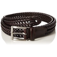 Cinturón Fossil Myles De Piel Trenzada Para Hombre, Talla 36, Color Coñac