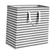thumbnail image 4 of Cesto De Ropa Cesta De Almacenamiento Organizador Plegable Para Almohadas Bolso Artículos De Tocador 100ml Y Gris Blanco, 4 of 5