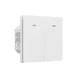 thumbnail image 1 of Interruptor Inteligente Wifi Mecánico 2 Botones Blanco - Compatible con Tuya / Smart Life, Alexa y Google Home, 1 of 3