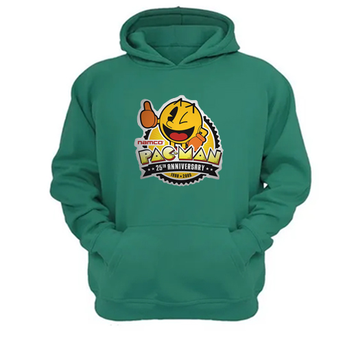 Genérico - Polerón Canguro Pacman Verde Aguamarina Talla Xl Unisex