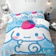 thumbnail image 2 of Cinnamoroll Bedding Sets Comforter Cover Bed Cover Duvet Cover Pillow Case 2-3 Pieces Sets Kids Adult Size, 2 of 5