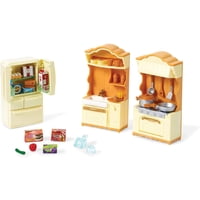 Set De Juego De Cocina Calico Critters Ternurines Con 25 Piezas