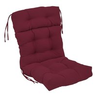 Cojín Para Silla Blazing Needles, Asiento Y Respaldo De Sarga Con Mechones, 56 X 114 Cm