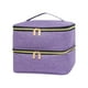 thumbnail image 1 of Bolsa De Almacenamiento De Esmalte De Uñas Con Capacidad Para 30 Botellas De Esmalte De Uñas Para Viajes Al Aire Libre, Color Morado, 1 of 3