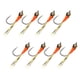 thumbnail image 5 of Se?uelos De Pesca De Invierno Ice Jig Minnow Cebo Artificial Carp Walleye 8pcs Naranja, 5 of 5