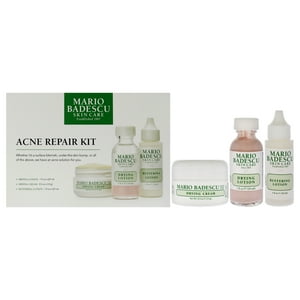 Mario Badescu - Kit De Reparación Del Acné De Para Unisex: Loción Secante, Loción Tamponante Y Crema Secante