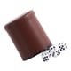 thumbnail image 2 of Dados de cuero sintético, antideslizantes, con tubo recto, construcción robusta de PP, seis dados, portátiles, multifuncionales, adecuados para clubes, 2 of 5