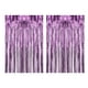 thumbnail image 3 of 2 Cortinas Con Flecos De Papel De Aluminio Brillante, Decoración Para Halloween, Carnaval, Graduación, Color Rosa Claro, 3 of 3