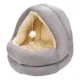 thumbnail image 1 of Cama Mascotas Felpa Suave Casa Iglú Cueva Gatos Talla M, 1 of 2