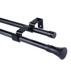 Metalhsa - Set Extensible Muro 75-110 Cm Terminal Cónico Color Negro