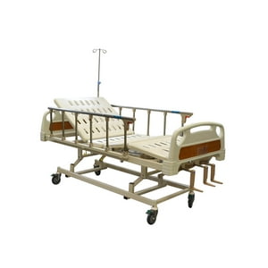Glomed - Cama Clinica Manual 3 Posiciones Plus Beige
